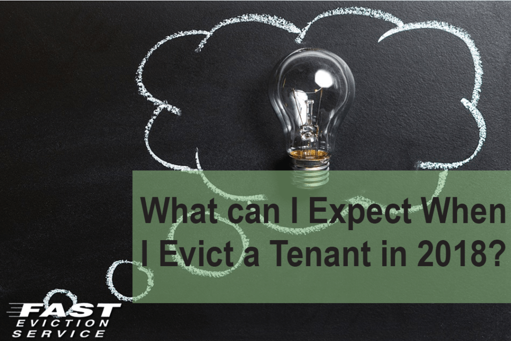 Expect delays while landlords evict tenants in 2018.