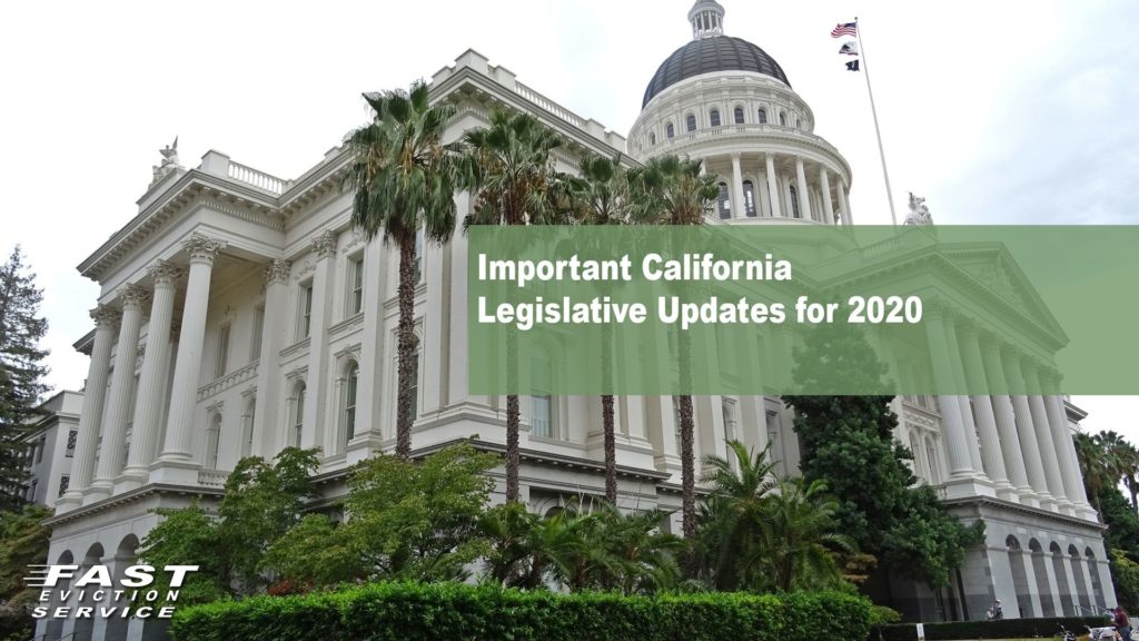 Important California Legislative Updates for 2020