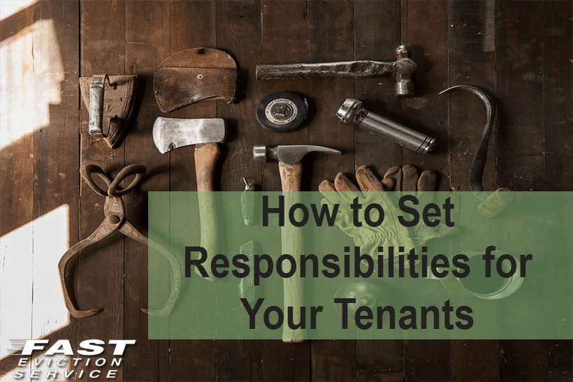 How to set responsibilities for your tenant