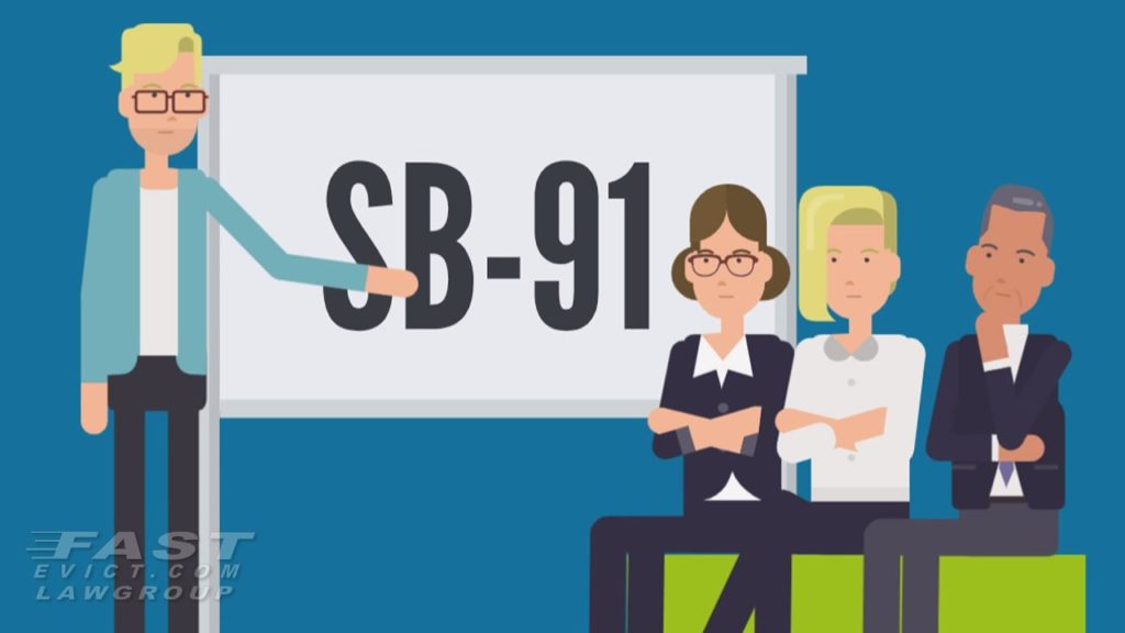 SB91 rent relief landlord checklist